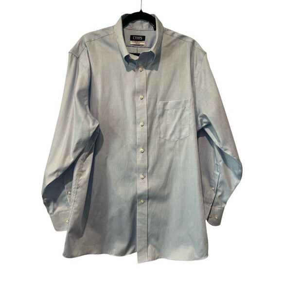 Chaps Other - Chaps Men’s Long Sleeve Blue Shirt 17 Inch Neck, 32/33